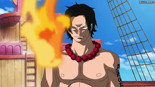 ワンピースアニメ 頂上戦争編 461話 エース Portgas D. Ace | ONE PIECE Episode 461