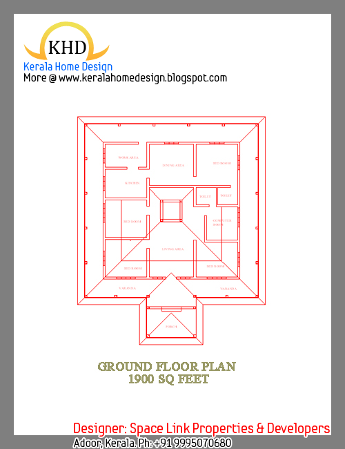  Kerala  Nalukettu  house  plan  and elevation 2750 Sq Ft 