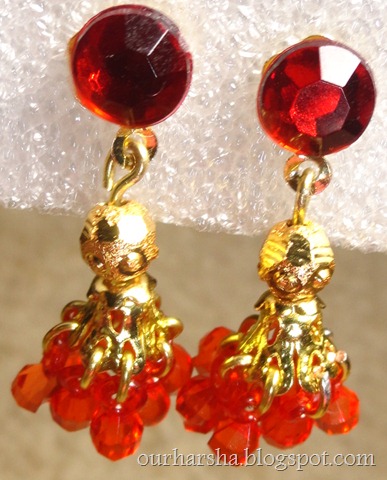 Red Teardrop beaded Jimikki  (3)