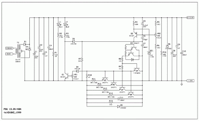 40A Stabilized Power Supply Circuit