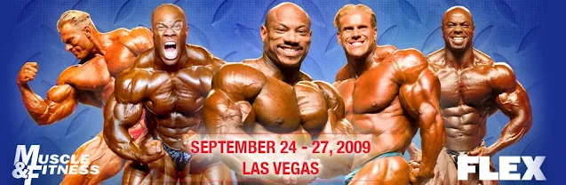 List of bodybuilders qualified to Mr Olympia 2009