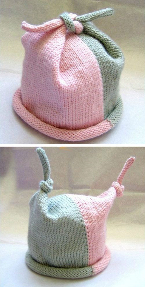 Top Knot Hat - Free Pattern 