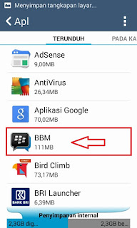 Cara Keluar atau Ganti Akun BBM Android