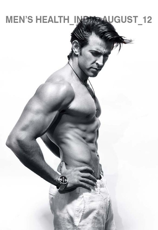 Hrithik Roshan Bares Heart to Men’s Health India August 2012