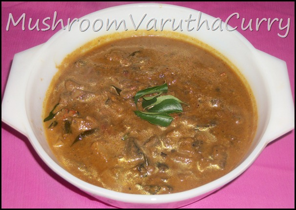 Mushroom Varytha Curry