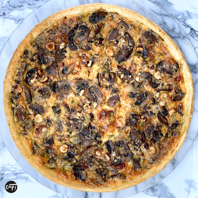 quiche aux champignons