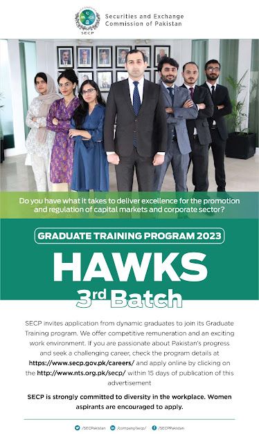 Third Batch of the SECP Graduate Training Program 2023 November NTS Apply Online