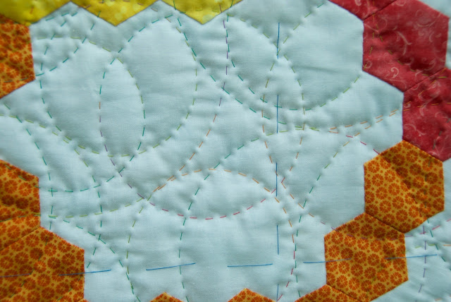 hand quilting bubbles