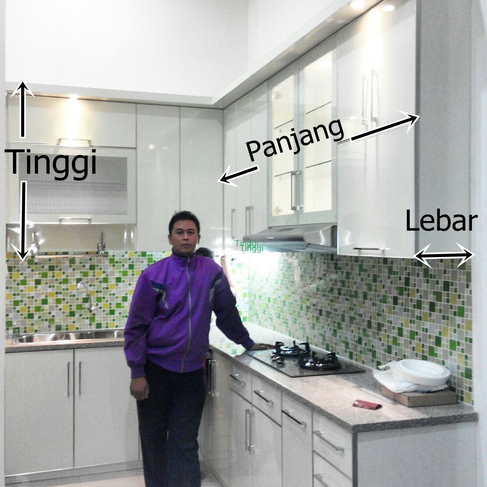 Hitungan Sederhana Harga  Kitchen  Set  Per Meter UPDATE 
