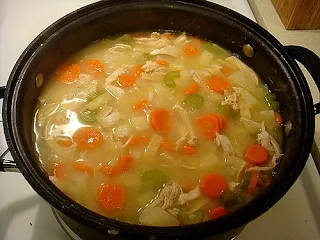 flu fighting chicken noodle soup