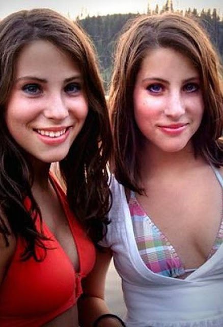 beautiful and sexy twin girls