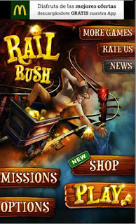 Rail Rush game is very attractive on 9apps