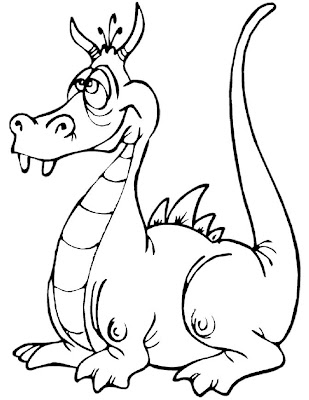 Dragon Coloring Pages on Crazy Dragon