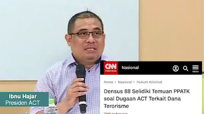 Bantah Terlibat Pendanaan Teroris, ACT: Dana yang Mana?