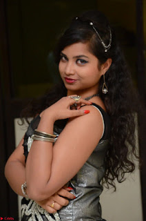 Shrisha Dasari in Sleeveless Short Black Dress At Follow Follow U Audio Launch 074.JPG