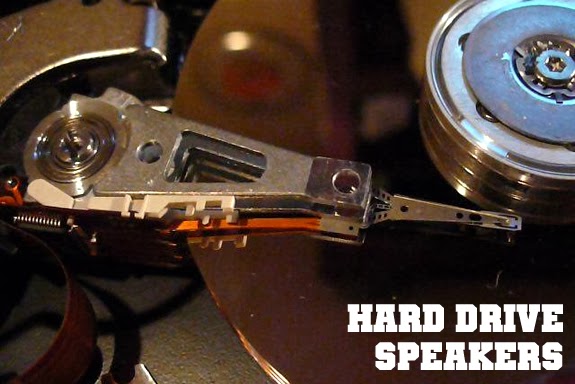 Make DIY Speakers out of old Hard Drives