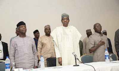 NEWSAPC crisis: Buhari reportedly walks out of NEC meeting as Oshiomhole escapes impeachment