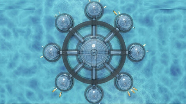 Houses In Water Ball