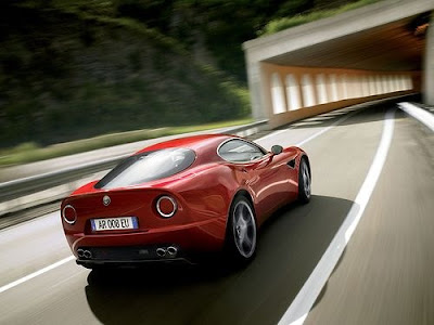 2009 Alfa Romeo 8C Rear View