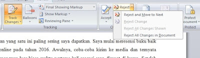 Track Changes Cara Mudah Menjadi Editor Bagi Tulisan Sendiri