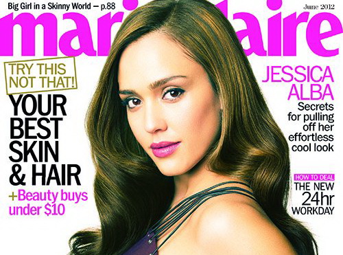 Jessica Alba - Marie Claire June 2012