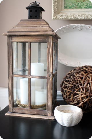 pottery barn lantern knock off