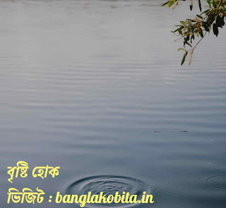 বাংলা কবিতা-বৃষ্টি হোক