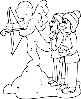 Valentine coloring pages