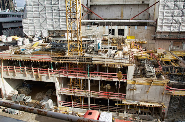 Baustelle Köln, Bühnen Sanierung, Oper, Entkernung und Rückbau, Offenbachplatz 1, 50667 Köln, 27.01.2014