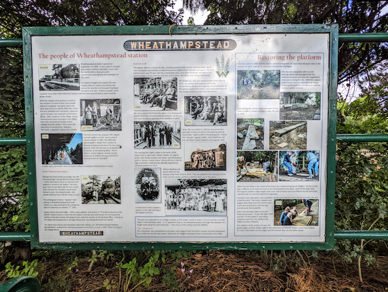 The people of Wheathampstead station