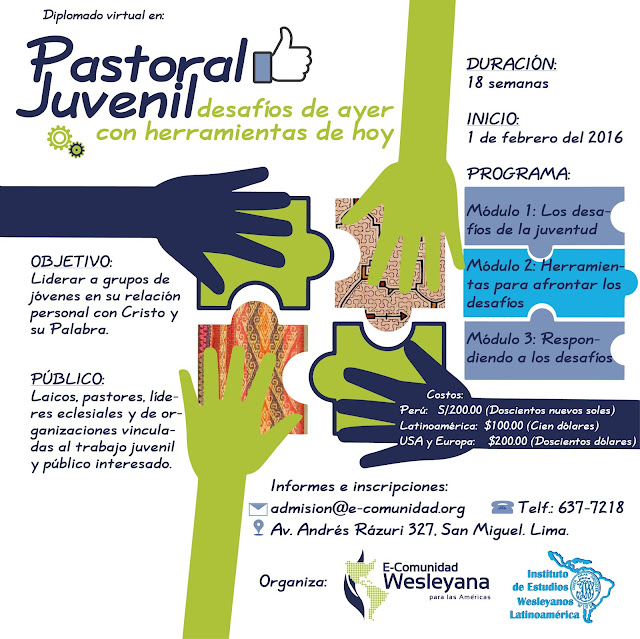 Diplomado virtual en Pastoral Juvenil