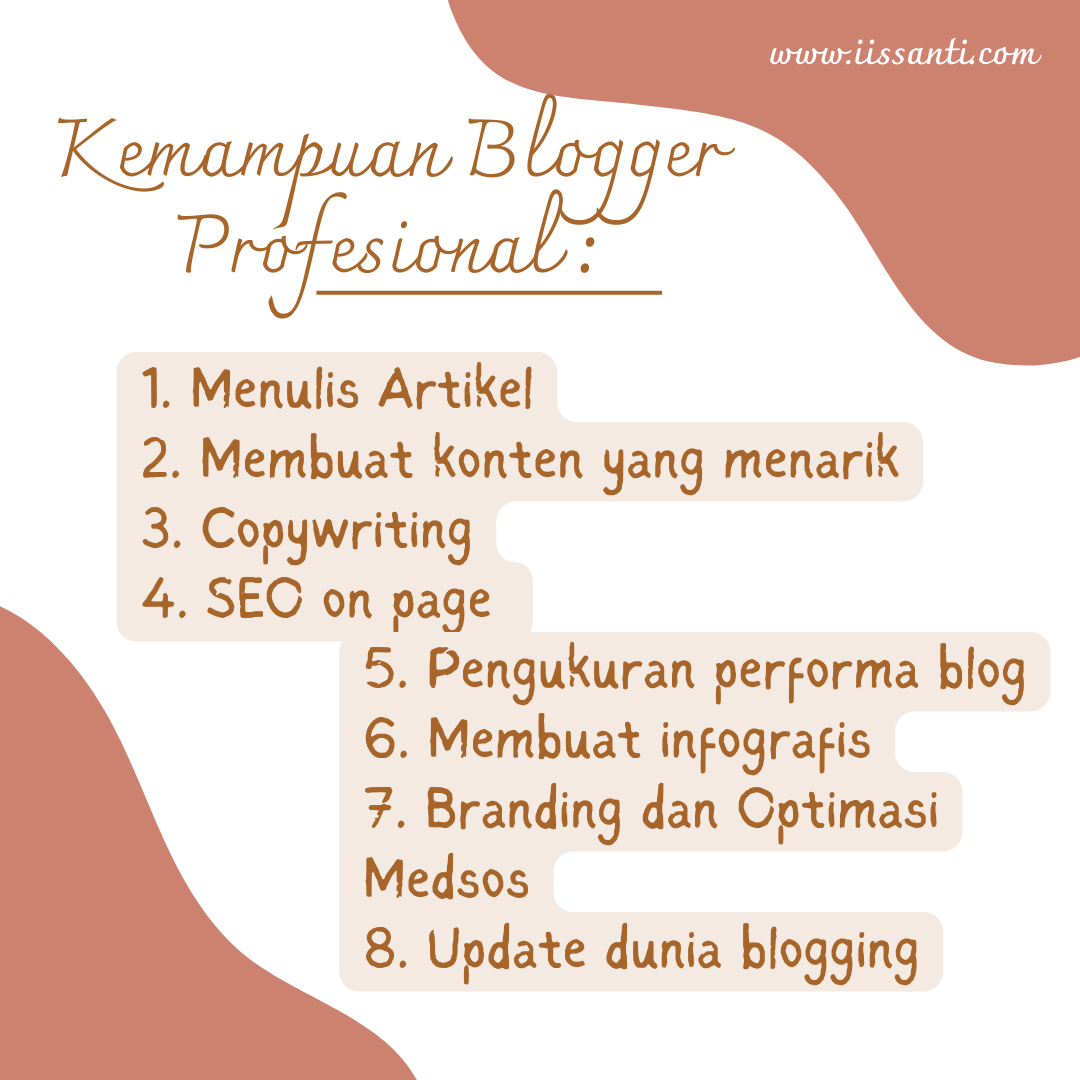 Kunci Sukses menjadi blogger profesional