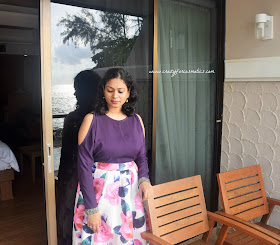 Styling a cold shoulder top