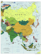 Map of Asia Contingent and CountryAs the largest and most populous .