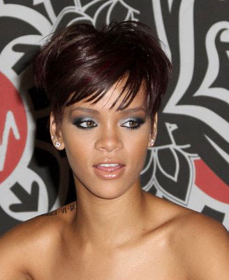 Rihanna Short Haircut Styles