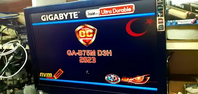 2023 Gigabyte GA-B75M D3H NVMe M.2 SSD BOOTABLE BIOS MOD