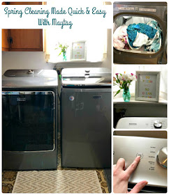 Spring cleaning was quick & easy for once – thanks to my new washer & dryer from @Maytag! They’re offering some powerful deals from May 3 – June 6 that you should definitely check out. See how they look & learn more on the blog! #sponsored #Maytag 