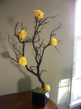 manzanita branch centerpiece