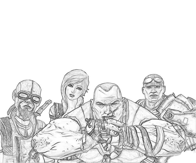 borderlands-2-brick-friends-coloring-pages