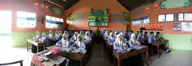 dekorasi ruang kelas smp terbaru