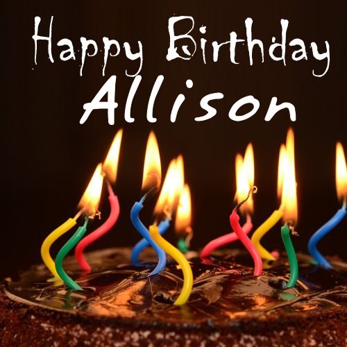 happy birthday allison images