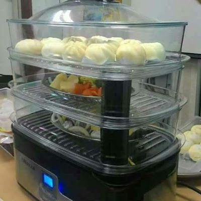 Noxxa Food Steamer, Pengukus Elektrik Automatik Paling Best!