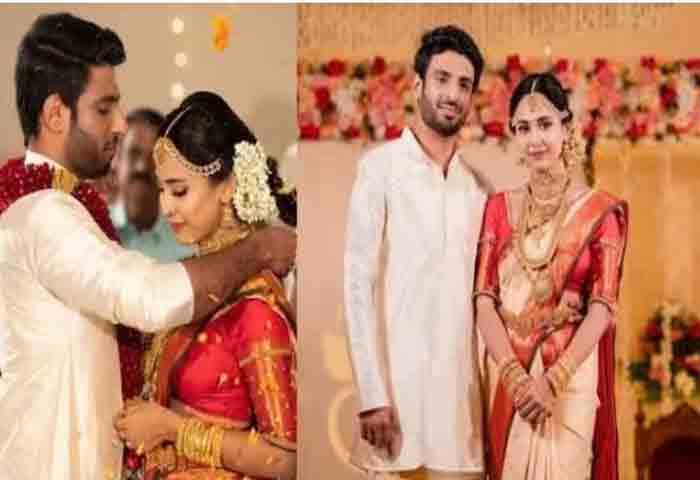 News,Kerala,State,Kochi,Entertainment,Actress,Cinema,Lifestyle & Fashion,Top-Headlines,Latest-News,Marriage,wedding,Valentine's-Day, Actress Aparna Vinod and Rinil Raj got married