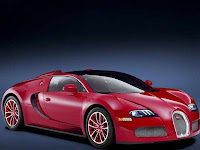 Bugatti Veyron Grand Sport red edition 2011 front side view