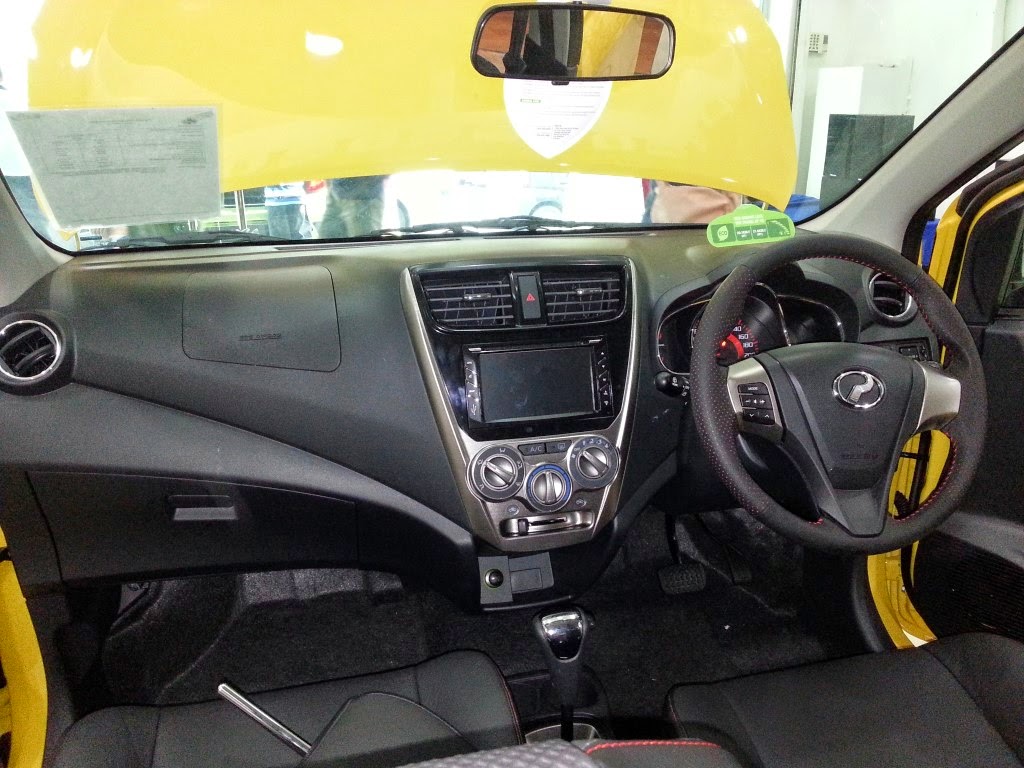 ASIAN AUTO DIGEST: The New 2014 Perodua Axia Interior 