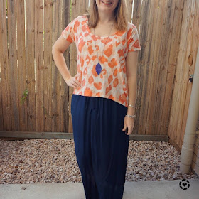 awayfromBlue Instagram | SAHM work from home isolation style neon leopard print sass bide tee with navy maxi skirt thrifted