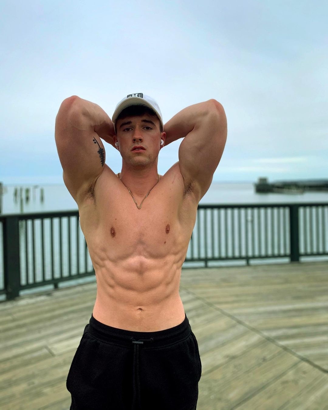 shirtless-hot-fit-young-guy-big-biceps-cocky-college-frat-bro-flex
