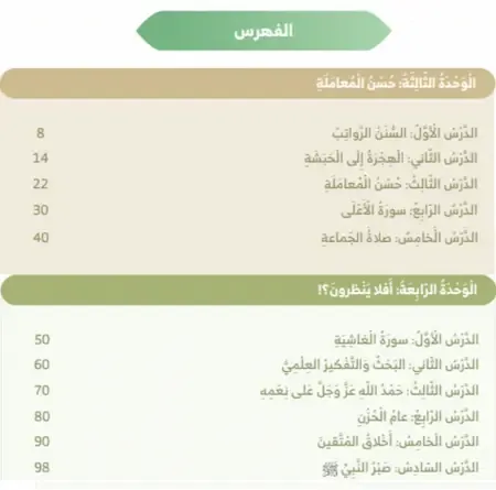 كتاب الطالب تربية إسلامية الصف الرابع الفصل الثاني 2024 الامارات