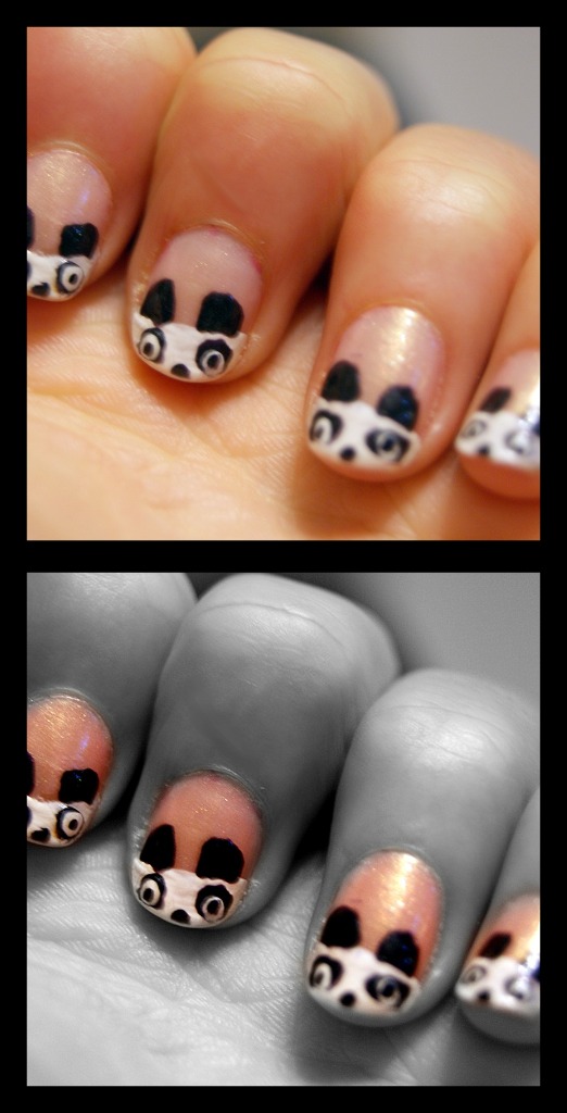 Naomi's Nails.: Panda nails!