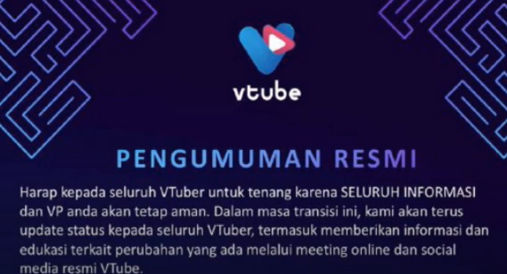 kenapa vtube system maintenance